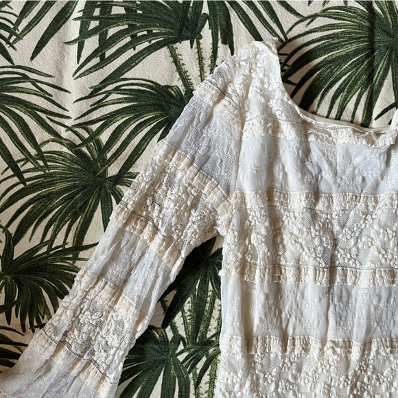 ✨SOLD✨ Audrey 3+1 • White Lace Mini Dress - Picture 2 of 11